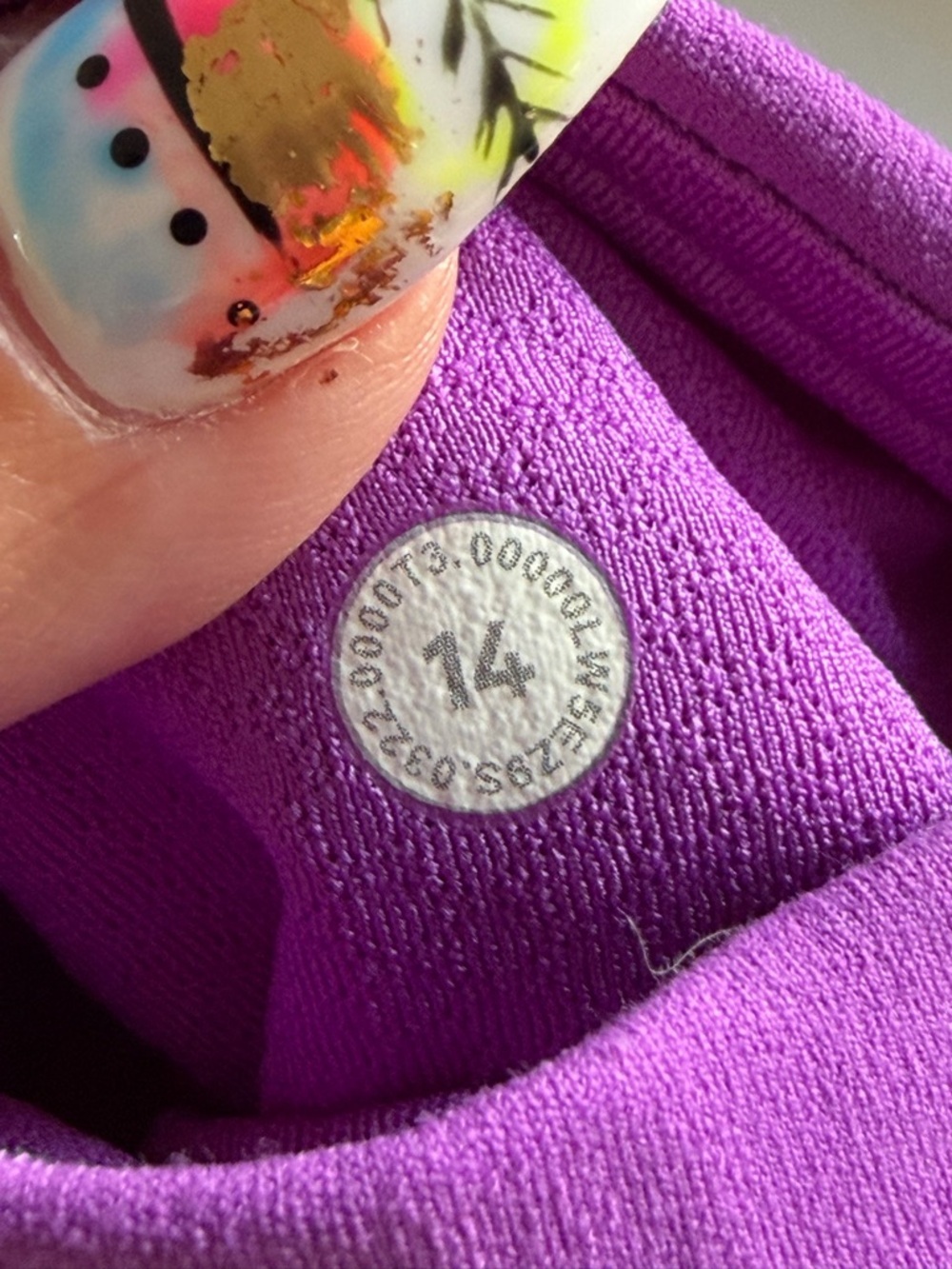 Lululemon Groove Super High Rise Flare Pants Nulu Moonlit Magenta Purple size 14 - Picture 9 of 9